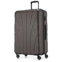 suitline Hartschalenkoffer Trolley 4-Rollen 76 cm / 96-110 l titan