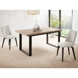 WFL GROUP Valentino 160 x 90 x 75 cm braun