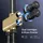 Rainsworth Duschsystem ohne Armatur Schwarz 25 cm