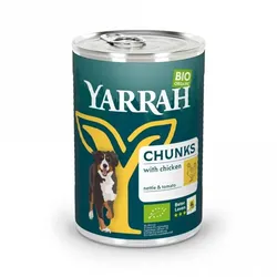 Yarrah Hund Chunks - Huhn bio 405g