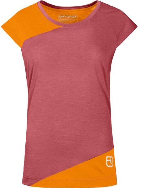 ORTOVOX Damen Unterhemd 120 TEC T-SHIRT W, wild rose, S