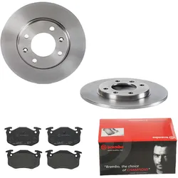 BREMBO Bremsensatz, Scheibenbremse hinten rechts links voll 247mm für RENAULT PEUGEOT CITROËN HSV FENGSHEN E171587 425146 95659341 1420-53843
