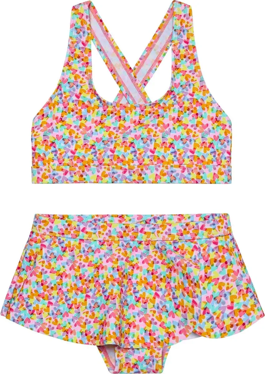 Color Kids Bikini W. Skirt AOP 720343 cabbage (8714) 92