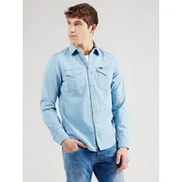 LEE Jeanshemd im Western Style in hellblau-XL