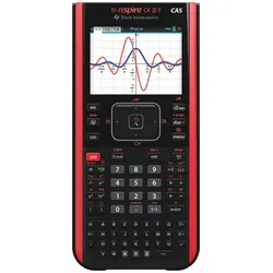 TEXAS INSTRUMENTS TI-Nspire CX II-T CAS Grafikrechner schwarz/rot