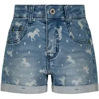 Salt and Pepper - Jeans-Shorts Horses Aop in light blue, Gr.104,