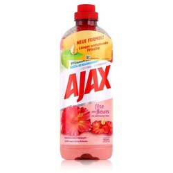 AJAX Ajax Allzweckreiniger Hibiskusblütenduft 1L – 100% Reinigungskraft (1e Allzweckreiniger
