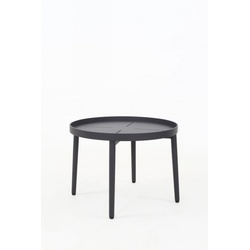 Beistelltisch Kuta - 50 cm rund, Aluminium anthrazit