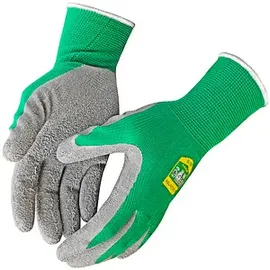 Grüntek Arbeitshandschuhe Schutzhandschuhe, Latex-Beschichtung, grün, Größe 10 / XL, 5 Paar