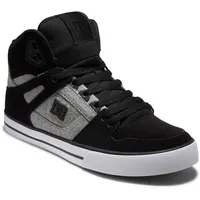 DC Shoes Pure High-top Herren Weite Normal Schwarz/Grau 42,5