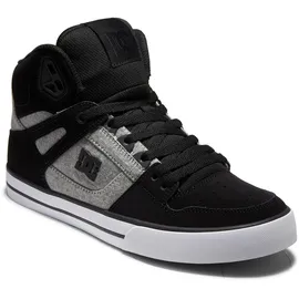 DC Shoes Pure High-top Herren Weite Normal Schwarz/Grau 42,5