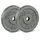 Athlyt Hantelscheiben-Set 2 x 5 kg schwarz