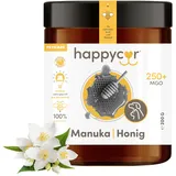 happycor Manuka Honig 250+ MGO für Haustiere, reines Naturprodukt aus Neuseeland 200 g