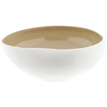 Almina Wave Cream Servierschale Weiß 23 x 8 cm