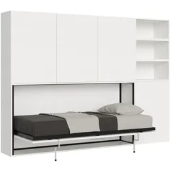 Itamoby Kando Einzelbett Esche weiß Zusammensetzung F Klappbett