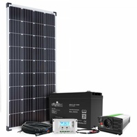 Offgridtec Offgridtec® Autark S-Master 130W Solaranlage 101Ah AGM 500W AC Leistung