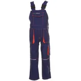 Planam Junior Kinder Latzhose Marine orange Modell 6121 Größe 122-128