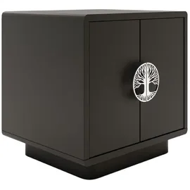 dancan Nachtschrank Lotta 40 x 40 x 35 cm Schwarz