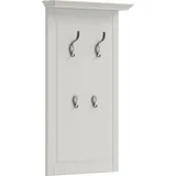 Home Affaire Garderobenpaneel Evergreen 108,8 x 70 x 12,5 cm Weiß