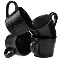 Navaris Tassen Set Steingut für 4 Personen - Becher