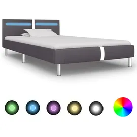vidaXL 90 x 200 cm Grau