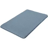 KLEINE WOLKE Badteppich Relax Stahlblau 60 x 100 cm