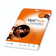 Papyrus CD/DVD-Etiketten 88081989 Selbstklebende 12 cm 20 Blatt