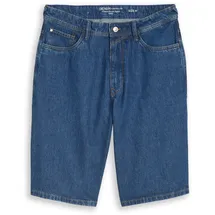 Tom Tailor DENIM Herren TTWAYLEN RELAXED Jeans Shorts, blau, Uni, Gr. XL