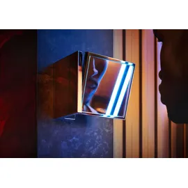 Hansgrohe Rasierspiegel Axor Universal Rectangular neigbar, Wandmont., polished gold optic