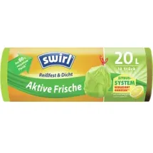 Swirl Müllbeutel 20 L grün, 12 Stück