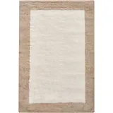 Beliani Badteppich Kabri Beige/Braun 90 x 60 cm
