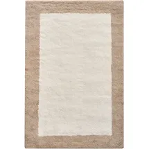 Beliani Badteppich Kabri Beige/Braun 90 x 60 cm