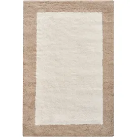 Beliani Badteppich Kabri Beige/Braun 90 x 60 cm