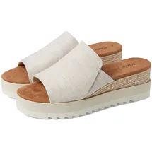 TOMS Diana Mule - Damen Schuhe Pantoletten - Natural, Größe:37 EU