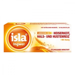 isla ingwer Halspastillen bei Halskratzen und Reizhusten