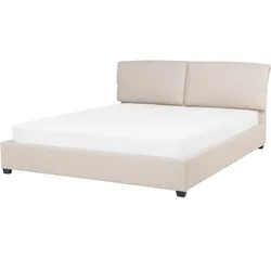 Wasserbett Stoff BELFORT 180 x 200 cm Hellbeige