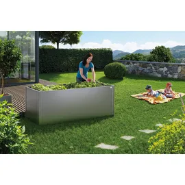 Biohort Hochbeet 2x1 201 x 102 x 77 cm quarzgrau-metallic