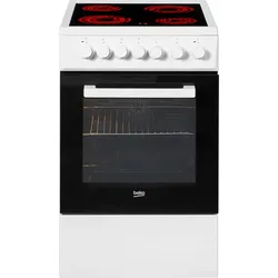BEKO Elektro-Standherd "FSM57100GW", A (A+++-D), weiß, Herdsets