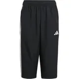 adidas Tiro 25 Essentials Woven 3/4-Trainingshose Schwarz 128