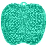 BESKAR Fußwäscher Bath Massage Pad mit Rutschfesten Saugnäpfen, Fuss Wäscher Dusche zum Reinigen der Füße Peeling No Bend, Fußpunkte Reflexzonenmatte zur Entspannung der Füße