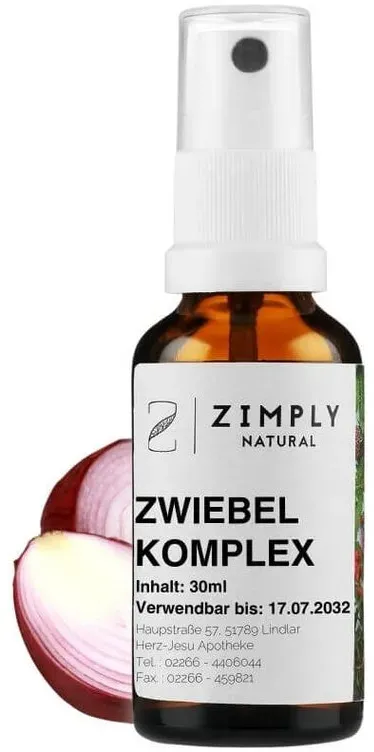 Preisvergleich Produktbild ZIMPLY NATURAL ZWIEBEL KOMPLEX 30 ml