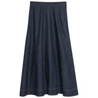 Comma, A-Linien-Rock Damen Blau 36