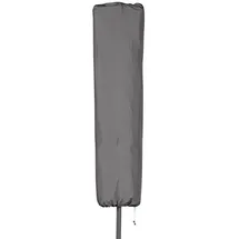 LECO Schutzhülle Rechteck-Doppelsonnenschirm Polyester 4,6 x 2,7 m Grau