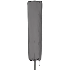 LECO Schutzhülle Rechteck-Doppelsonnenschirm Polyester 4,6 x 2,7 m Grau