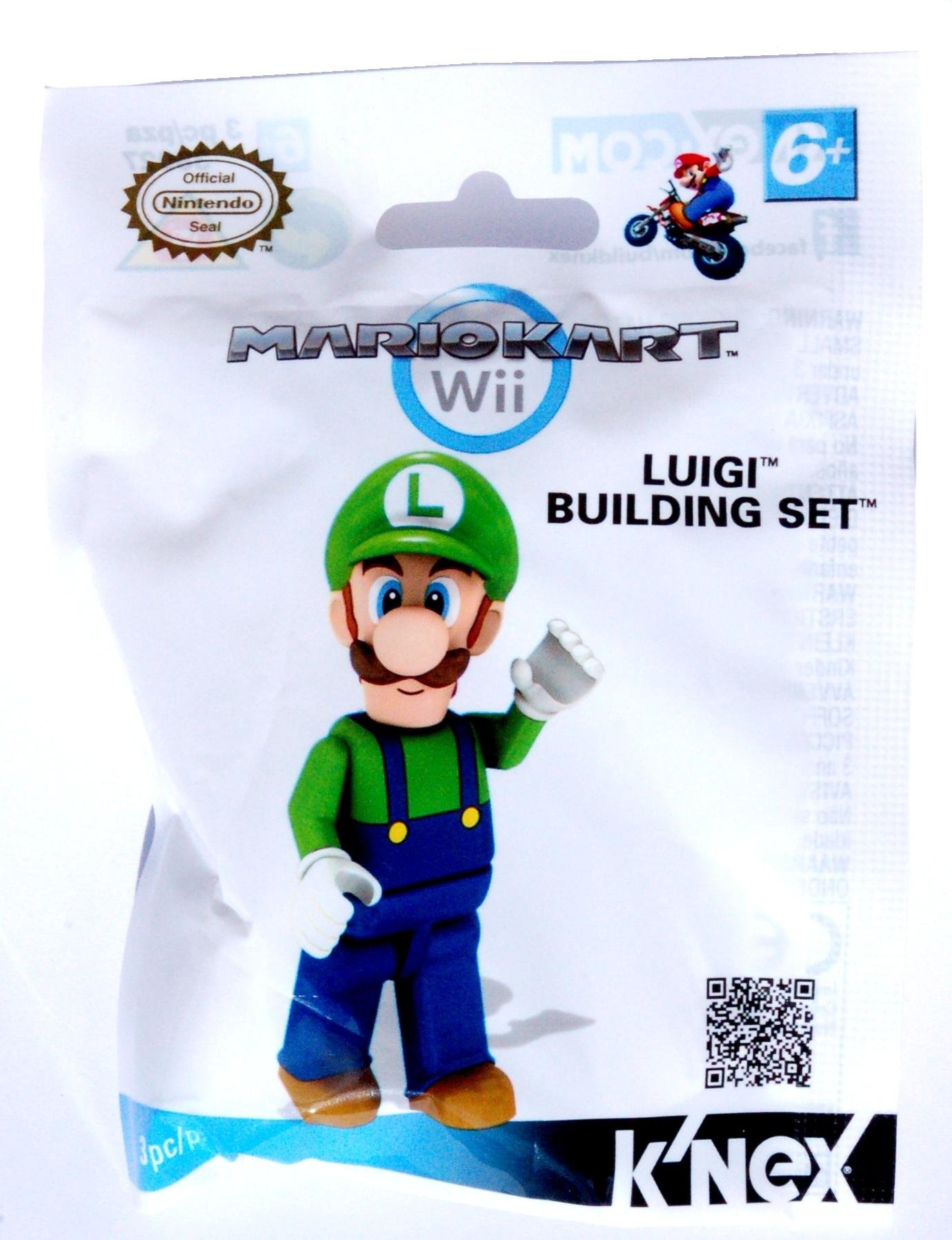 Mario Kart Wii KNEX Building Set #38027 Luigi by Nintendo (English Manual)