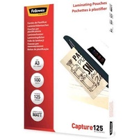 Fellowes matte Laminierfolien A3, entspiegelt, 125 Mikron (2 x
