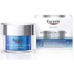 Eucerin HYALURON FILLER + 3x EFFECT FeuchtigkeitsBooster Nacht + 5? Rabatt* 50 ml Nachtcreme