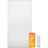 Klarstein Infrarotheizung mit Thermostat, 770W Elektroheizung, Smart Home Infrarotheizung zur Wandmontage, IR mit App-Steuerung & Erkennung Offener Fenster, Effizienter Feuchtraum Heizkörper CO2-Frei