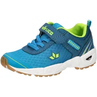 LICO Jungen Unisex Kinder Barney VS Hallenturnschuhe, Petrol/Blau/Lemon, 30