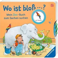 RAVENSBURGER41833 Wo ist bloß...? Mein Zoo-Buch zum Sachen suchen